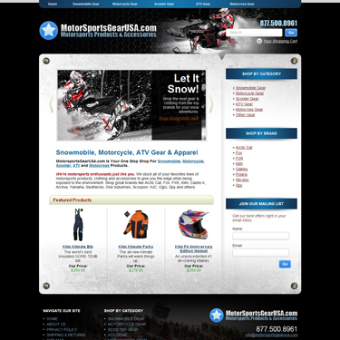 Motorsports Gear USA E-commerce