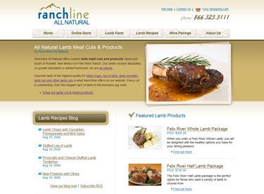 Ranchline All Natural E-commerce