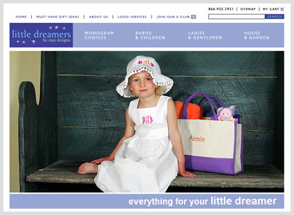 E-commerce web design project