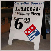 Sandwich Board sign