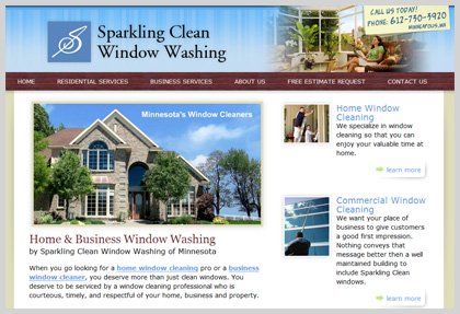 Website redesign clean