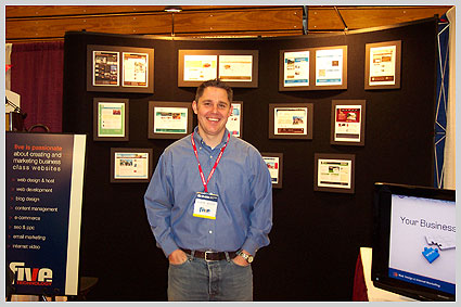 web design expo booth