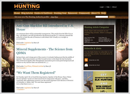 web-design-hunting-authority-blog