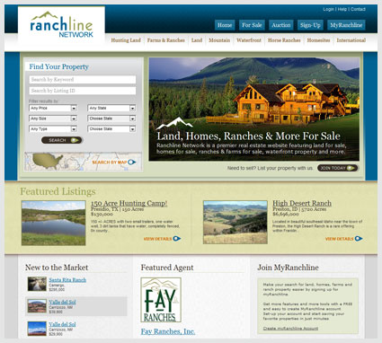 real estate web design