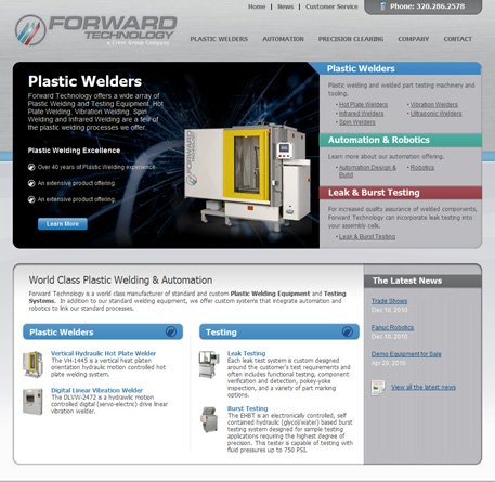 Plastic Welders, Precision Cleaning, Automation and Robotics