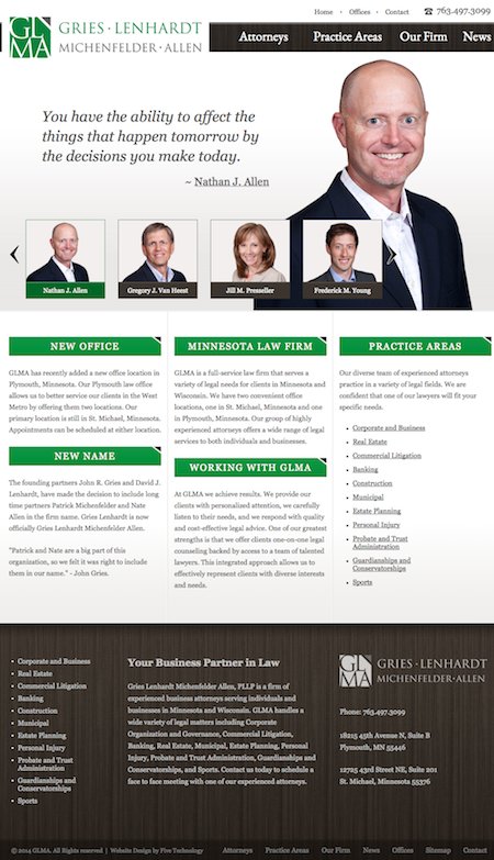 Custom Website Design - GLMA